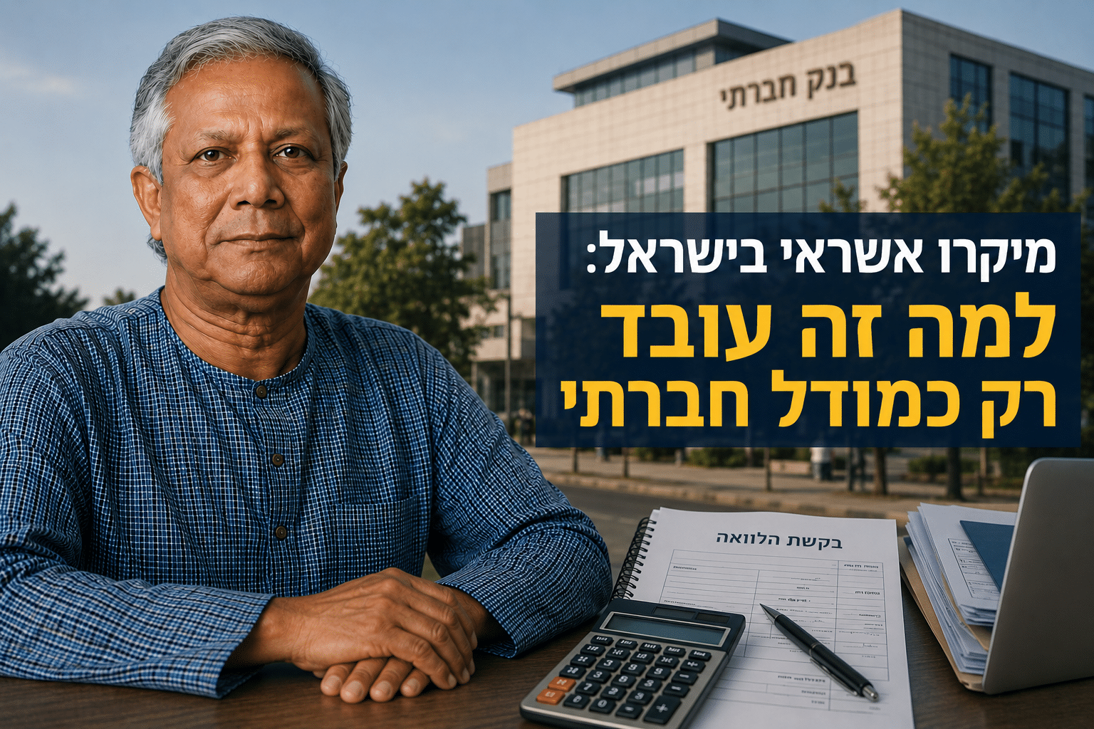 מיקרו אשראי בישראל והקושי להפעיל הלוואות קטנות כמודל עסקי פרטי