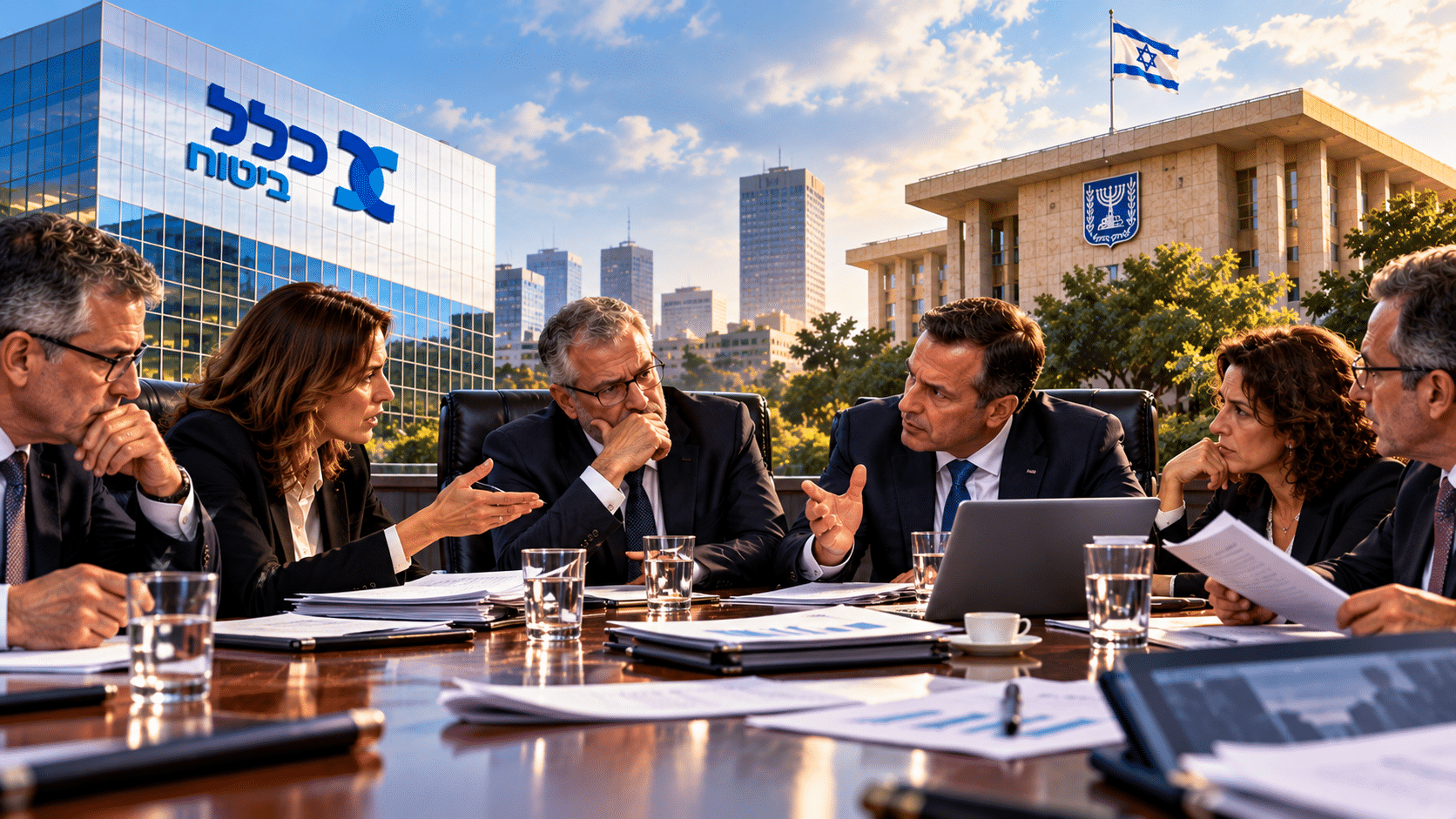 דיון בדירקטוריון חברת ביטוח על רקע כלל ביטוח ומוסדות המדינה, בהמחשת סוגיית מינוי הדירקטורים ללא גרעין שליטה.